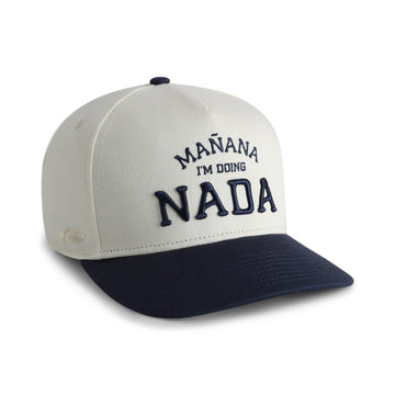 Mañana I'm Doing Nada // High Crown Cotton Twill Adjustable Hat