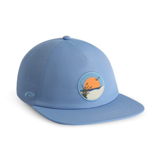 Beach // Perforated Performance Fabric Adjustable Hat