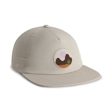 Desert // Perforated Performance Fabric Adjustable Hat