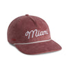 Miami // Unstructured Wide Wale Corduroy Adjustable Hat