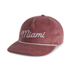 Miami // Unstructured Wide Wale Corduroy Adjustable Hat