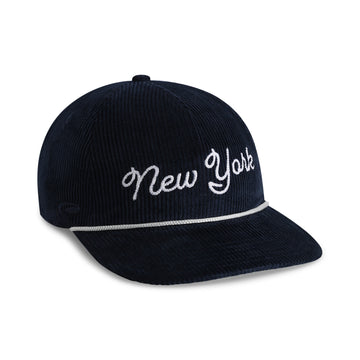 New York // Unstructured Wide Wale Corduroy Adjustable Hat