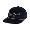 New York // Unstructured Wide Wale Corduroy Adjustable Hat