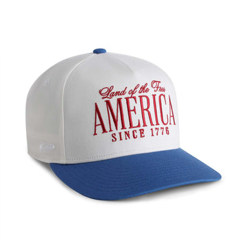 Land of the Free // High Crown Cotton Twill Adjustable Hat
