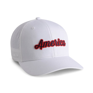 America // Perforated Performance Fabric Adjustable Hat