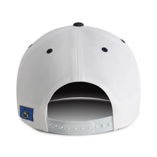 New York // High Crown Cotton Twill Adjustable Hat