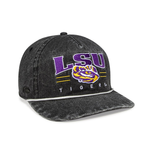 Louisiana State University // Vintage Dyed Hat with Rope