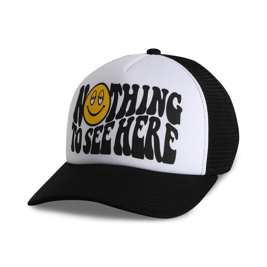 Nothing to See Here // Foam High Crown Trucker Hat