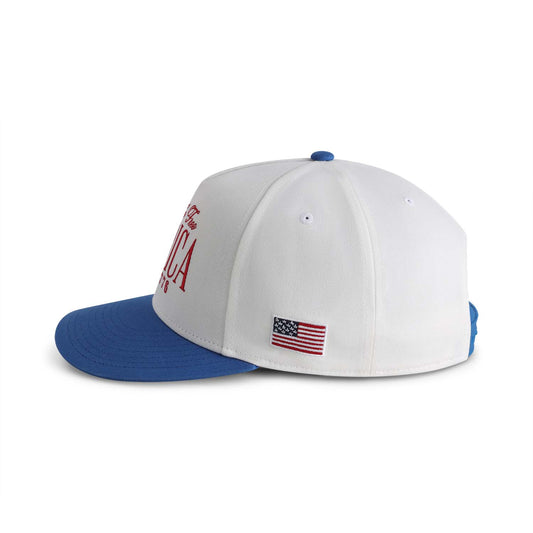 Land of the Free // High Crown Cotton Twill Adjustable Hat