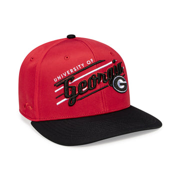 University of Georgia // High Crown Two-Tone Hat