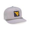 West Virginia University // High Crown Performance Hat with Rope